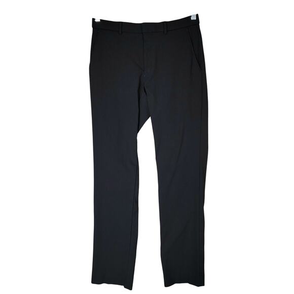 Tommy Hilfiger Stretch Comfort Pant sz 30 x 32 Modern Black Rayon Nylon Spandex - Picture 2 of 11